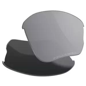 Vaep 오클리 하프 재킷 2.0 XL OO9154 선글라스용 폴리카보네이트 교체 렌즈 - 실버 티타늄 편광