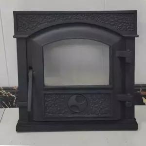 난로문 펜스 내열유리 핸들 벽난로문 화목난로 유리문