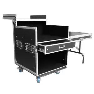 음향장비 랙케이스 10U 철제 12U 격판 바퀴있음 콘솔 믹서