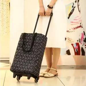 [에이치플러스몰]핸드 카트 짐 옮기기 캐리어 바퀴 장바구니