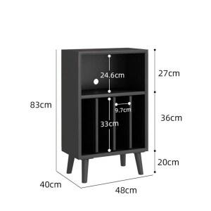 턴테이블 선반 LP 오디오랙 받침대 우드 다이