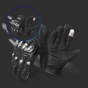 쌍문상회 가죽장갑 오토바이 카본 라이더 글러브 폰터치