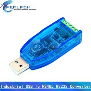 산업용 USB-RS485 변환기 업그레이드 보호 RS232 호환성 V2.0 표준 RS-485 A 커넥터 보드 모듈