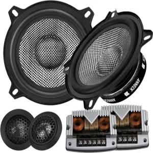 ANNEK 업그레이드형 5.25인치 컴포넌트 스피커 카본 파이버 카 오디오 시스템 최대 300W 출력 4옴 임피던스