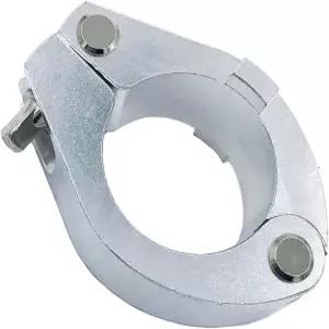 TUORE 드럼 힌지 메모리 락 1.41인치 직경 크롬 심벌 스탠드 튜브 세트 톰 마운트 퍼커션 랙 부품 실버