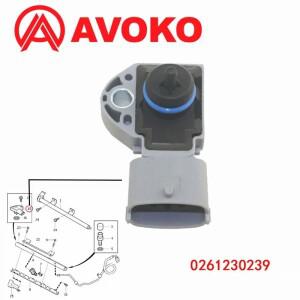 레일의 흡기 매니 폴드 압력 센서 0261230239 31272732 volvo 호환 XC70 V50 V70 S60 S80 2001-2012