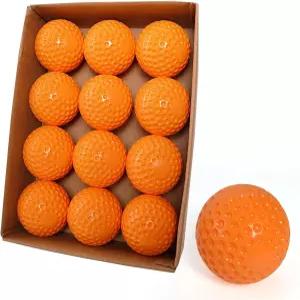 바이시디웨이 야구공 12팩 딤플 손과 눈의 협응력 타격 및 수비 연습을 위한 9인치 투구 기계공