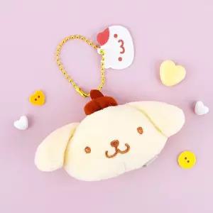 산리오 폼폼푸린 커플 얼굴 가방고리 5cm [B2-084736]