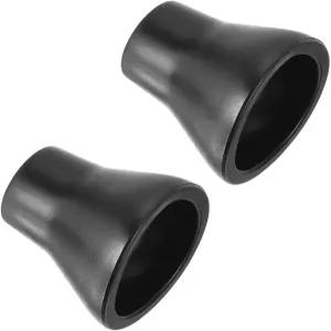 패티킬 골프공 리트리버 그래버 퍼터 그립 흡입 컵 픽업 2팩 피커 상부 튜브 핸들 블랙