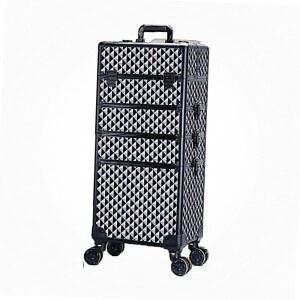 전문가용 대용량 손잡이 툴박스 메이크업 박스 화장품 캐리 다층