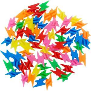 Vugyue 72Pcs 컬러풀 바이크 스포크 비드, 부품 및 부품, 혼합 색상 소형 휠 장식