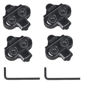 시마노 MTB SPD 페달, SH56 멀티 릴리스 및 SH51 싱글 자전거 클리츠 교체 부품과 호환되는 Mtuiewo 2쌍 2개의 육각 렌치가 장착된 사이클링 슈즈