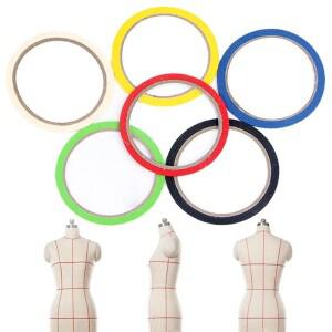 옷 3mm 드레이핑 테이프 마네킹 패턴 만들기 바느질 화이트 보드 얇은 스트라이핑 그래픽 차트 아트