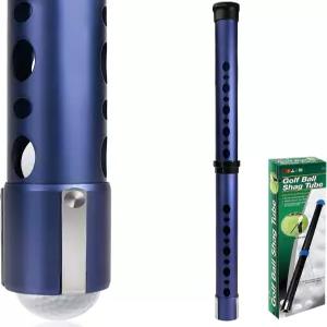 노케이 골프공 피커 상부 알루미늄 합금 리트리버 쉐이그 튜브 쉐이거 20개의 도구 수집기 블루/블랙