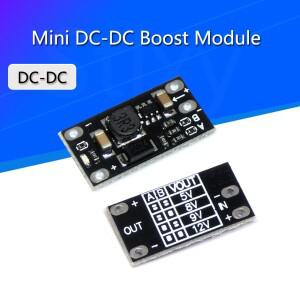 미니 소형 DC-DC 부스트 스텝 업 컨버터 전압 조정기 PCB 보드 모듈 3V 5V 9V-12V 8V 9V 설정 가능