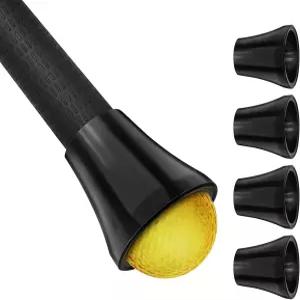 골프공 리트리버 퍼터 그립을 위한 4개의 그래버 흡입 컵 끝을 내구성 있는 픽업 도구