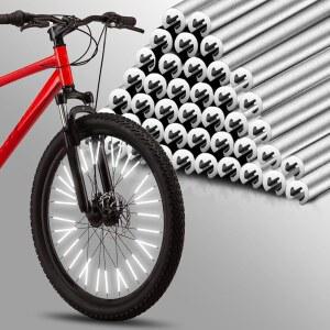 PSLER 36 PCS 스포크 리플렉터 - 스킨 커버 트림 랩 장식 보호 파이프 모터사이클 모터크로스 피트 더트 바이크