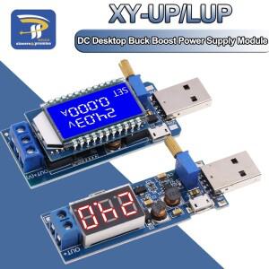 DC-DC 5V  3.5V9V12V LCD USB 스텝 업다운 데스크탑 전원 공급 장치 모듈 조정 가능 부스트 벅 컨버터 전압