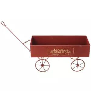 철제 카트 야외 꽃수레 트롤리 빈티지 가드닝 화분 정원