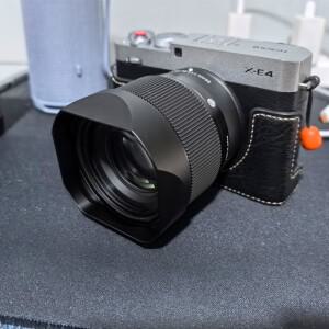 시그마 56mm F1.4 DC DN용 금속 후드 캡이 있는 총검 디자인 사각 렌즈 LH-582-02를 대체합니다.