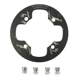 UPANBIKE 산악 자전거 체인링 가드 BCD 104mm 알루미늄 합금 보호 커버 32~34T 36~38T 40~42T 스프로킷용