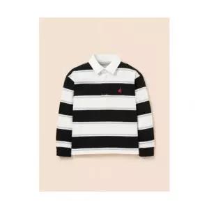 빈폴 키즈 럭비 스트라이프 긴소매 티셔츠 아이보리 BI6141U020 400073