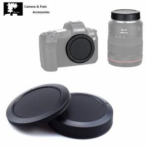 캐논호환 EOS R50V R RP Ra R3 R5 R6 Mark II R7 R8 R10 RF 마운트 카메라 바디 캡 & 후면 렌즈 세트