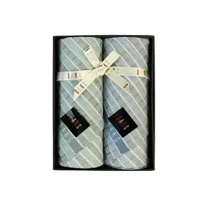 닥스 남녀 손수건 2매세트 선염 120번 CNT234 RYP778