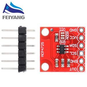 MCP4725 12Bit I2C DAC 디지털 컨버터 모듈 Arduino호환 2.7V-5.5V 용 디지털-아날로그 EEPROM 개발 보드