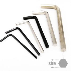 스틸 마이크로 소형 0.7 0.9 1.27 1.5 2 2.5 3 4 5 6mm 육각 소켓 알렌 헤드 나사 볼트 드라이버 키 도구 1