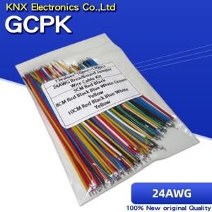 130피스 24AWG 브레드 보드 점퍼 와이어 케이블 키트 주석 도금 PCB 솔더 유연한 PVC 전자 5cm 8cm 10cm 6