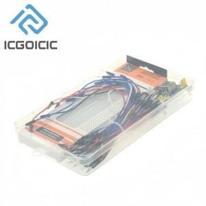 3.3V/5V MB102 브레드보드 파워 노듈+MB-102 830 포인트 무납땜 프로토타입 키트 +65 유연한 점퍼 와이어