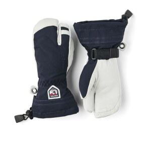 헤스트라 가죽 헬리 스키 주니어 눈 놀 4-13세) 미트 (청소년 장갑 겨울, 3핑거 클래식 방수, | 속에서 있는 단열 수 스키,