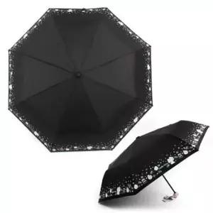 [반려] 성창 헬로키티 블링블링 3단 수동 우산 블랙