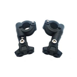 범용 바이크 오토바이 전동 액세서리 용 BMW 호환 R1200GS LED 보조 조명 브래킷 안개 램프 서포터