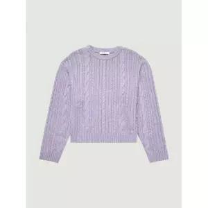 HANGTEN 여성 케이블 크롭 니트_573(10490-140-813-38)