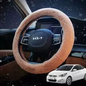 현이몰 엑센트 핸들커버 겨울 극세사 순정형 핸들카바 자동차핸들커버 차량용핸들커버 열선핸들커버