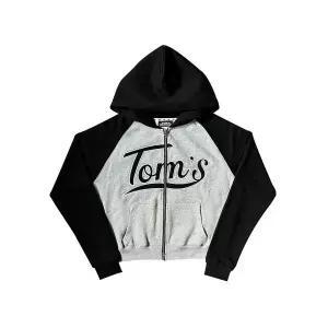 TOM'S BIRTHDAY 톰스 나그랑 믹스 후드 집업 블랙