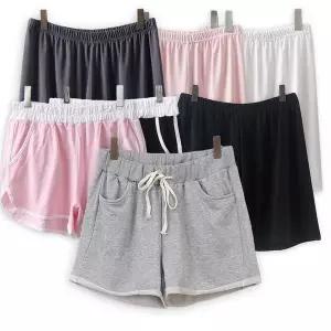 빅사이즈 여성 여름 트레이닝 핫 팬츠 쿨 반바지 5부 (15912636A)