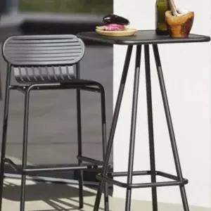 야외 테이블 바의자세트 정원 바테이블 높은 안뜰 철제 카페