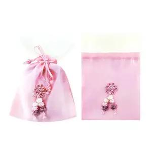 분홍 주머니 한복 복주머니 용돈 복주머니 선물포장 예쁜포장지 구디백