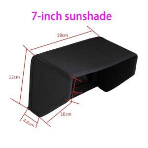 7/10인치 모니터 선 후드 TV 영화 비디오 디스플레이 바이저 케이지 보호 커버 라이트 쉴드 블록 스크린 마