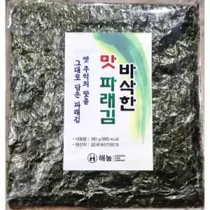 건어물 파래 과메기 기타 건어물 해농 파래김 100매 180g X6 과메
