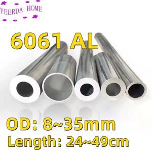 8mm ~ 35mm 직경 6061 알루미늄 튜브 파이프    합금 샤프호환트 슬리브 폴 CNC DIY