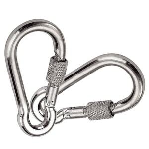 1/2피스 M4 ~ M12 봄 고속 링크 버클 반지 나사 야외 클라이밍 기어 Carabiner 맥세이프 후크 여행 키트 캠