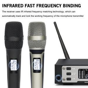 호환 EW135G4 SKM9000  UHF 무선 마이크 (노래방  무대 연설  결혼식  공연  밴드용)