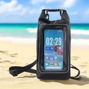 스마트폰터치 방수 드라이백(블랙) 2L 방수가방 방수가방