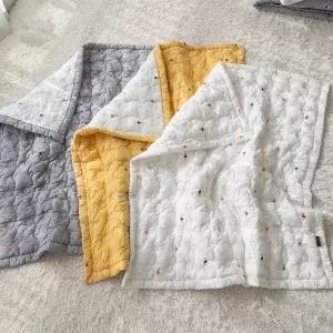 아사면 워싱 퀼팅 낮잠이불 가정용 휴식 침구 부드러운 촉감 통기성 사계절 침대