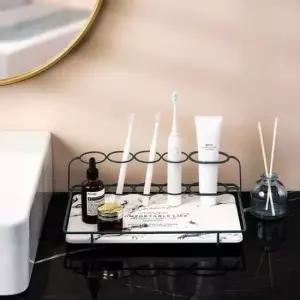 대리석 규조토 칫솔 트레이 받침대 욕실용품