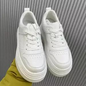 여친 슬림핏 새봄 통굽 슈즈 리얼 학생 송편 하이탑 소가죽 슬립온 가죽 버전 키높이 ST1